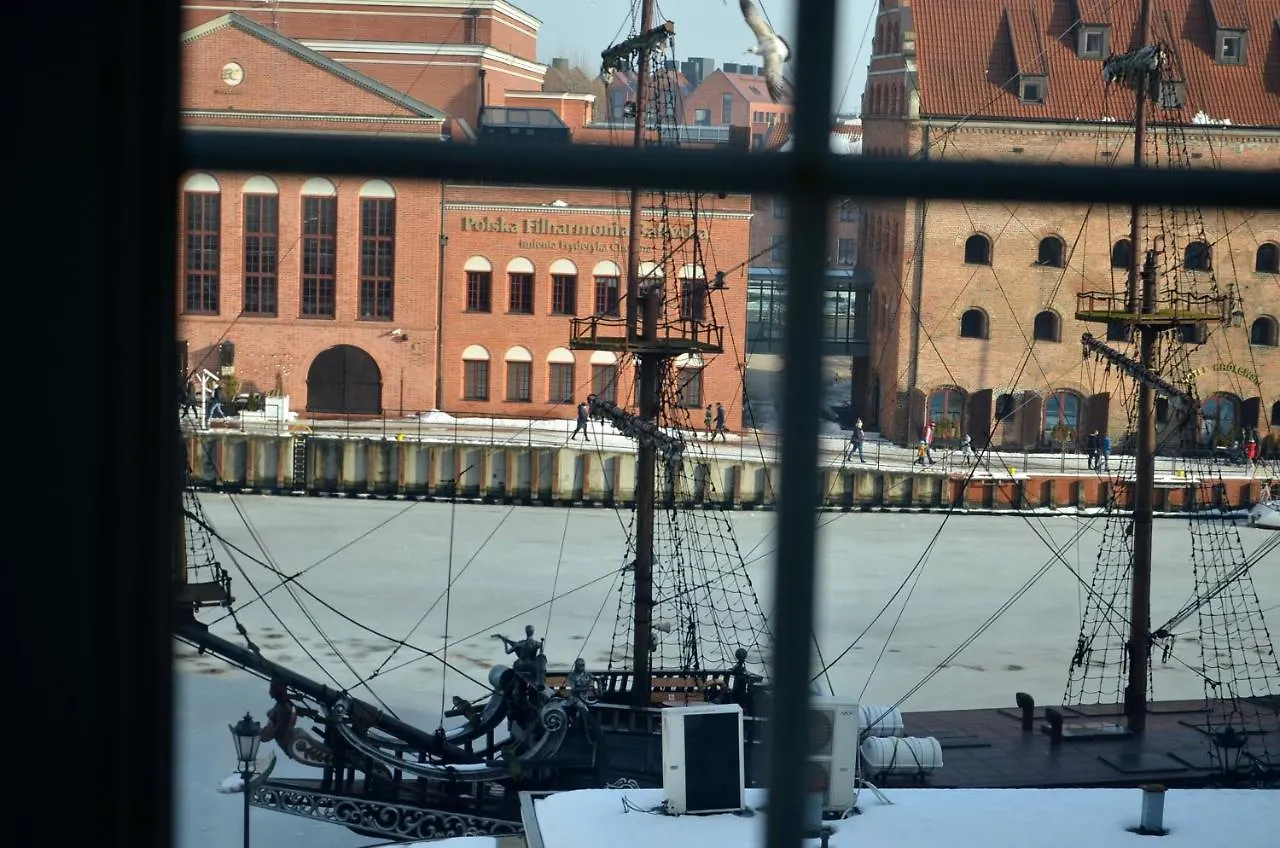 Apartament Targ Stare Miasto Z Widokiem I Parkingiem Gdansk 0*,